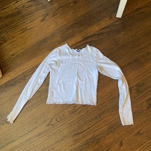 White brandy Melville long sleeve top